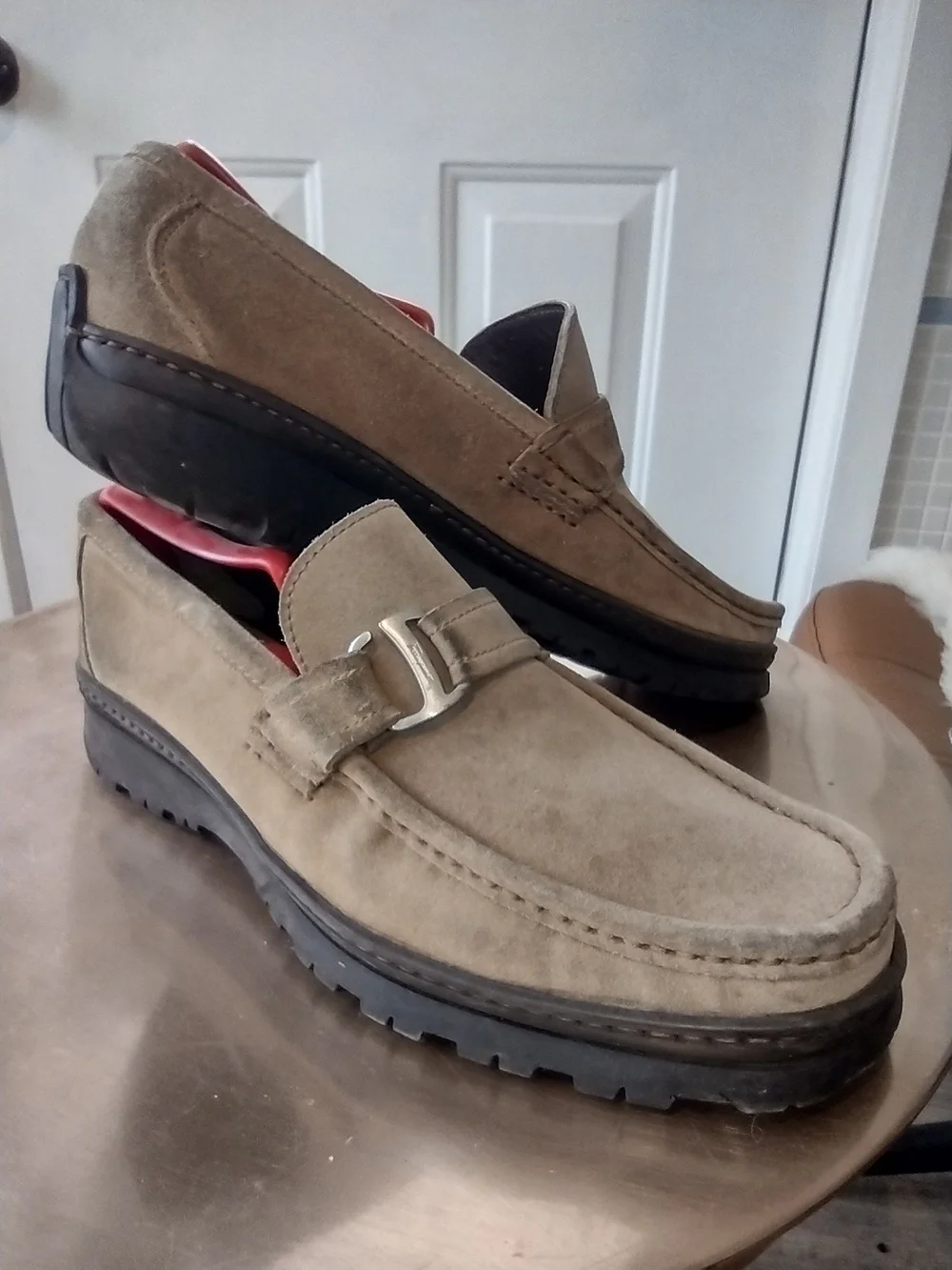 Salvatore Ferragamo elegant suede